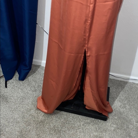 NEW**Rose Gold Maxi Dress - Picture 3 of 7